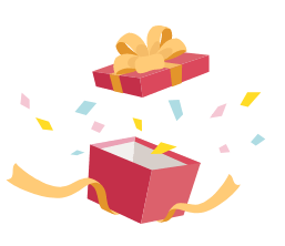 結婚祝品の贈呈のイメージ