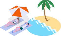 ハワイ保養施設のイメージ